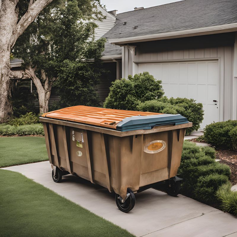 Residential roll-off dumpsters